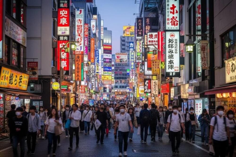 Hình ảnh một Tokyo hiện đại của vùng Kanto.